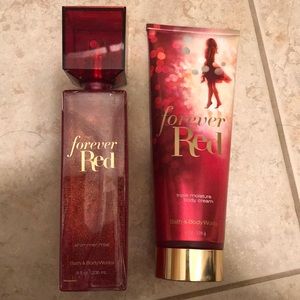 Shimmer mist and lotion set